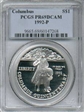 1992-P $1 Columbus PR69DCAM