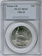 1986-D 50C Statue Of Liberty MS69