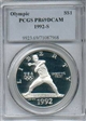 1992-S $1 Olympic PR69DCAM
