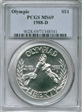 1988-D $1 Olympic MS69