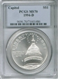 1994-D $1 Capitol MS70