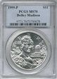 1999-P $1 Dolley Madison MS70