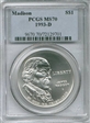 1993-D $1 Madison MS70