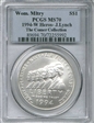 1994-W $1 Military Heros- J.Lynch MS70
