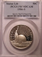 1986-S 50C Statue Of Liberty PR70DCAM