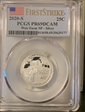 2020-S 25C Weir Farm NP - Silver First Strike PR69DCAM
