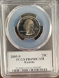 2005-S 25C Kansas PR69DCAM