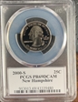 2000-S 25C New Hampshire PR69DCAM