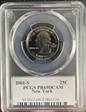 2001-S 25C New York PR69DCAM