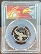 2022-S 25C Maya Angelou First Strike Cleveland Eagle with Sun PR70DCAM