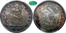 1876 25C MS65
