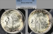 1946-S 10C MS67FB