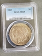 1883 $1 MS65