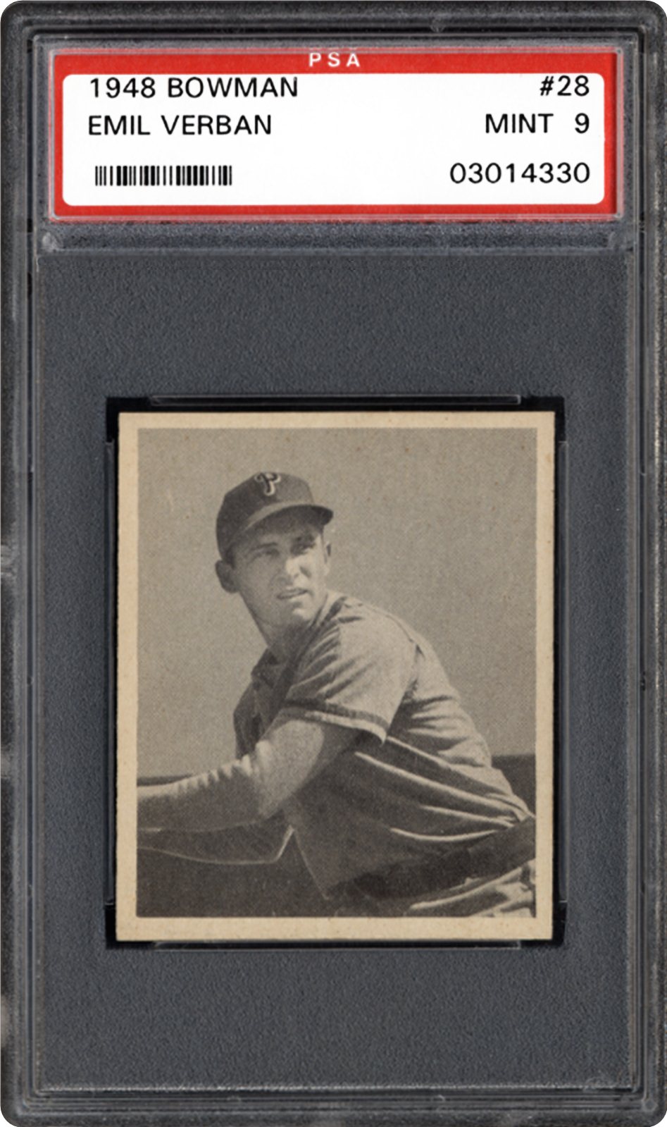 1948 Bowman Emil Verban | PSA CardFacts™