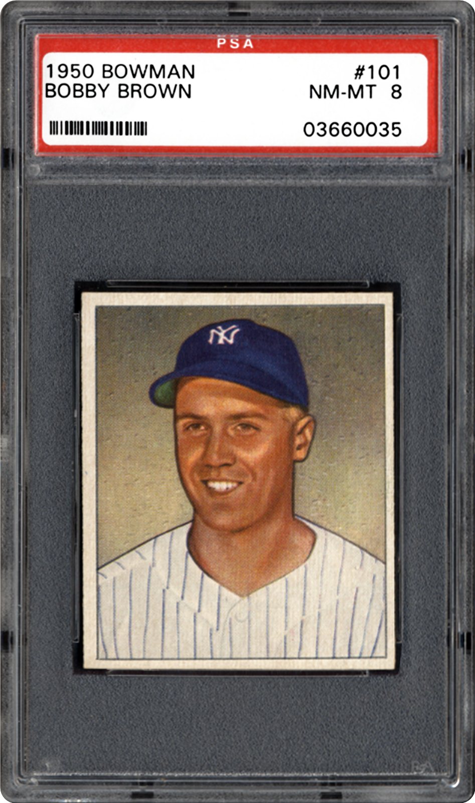 1950 Bowman Bobby Brown | PSA CardFacts™