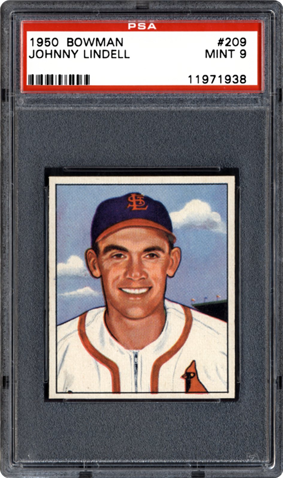 1950 Bowman Johnny Lindell | PSA CardFacts™