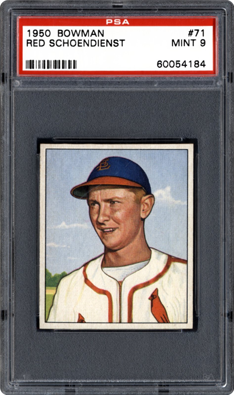 1950 Bowman Red Schoendienst | PSA CardFacts™