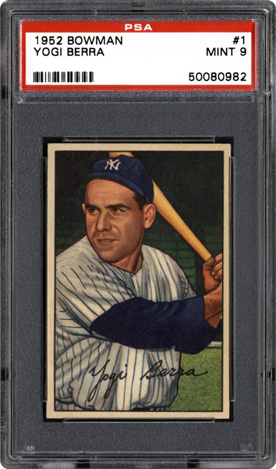 1952 Bowman Yogi Berra | PSA CardFacts™