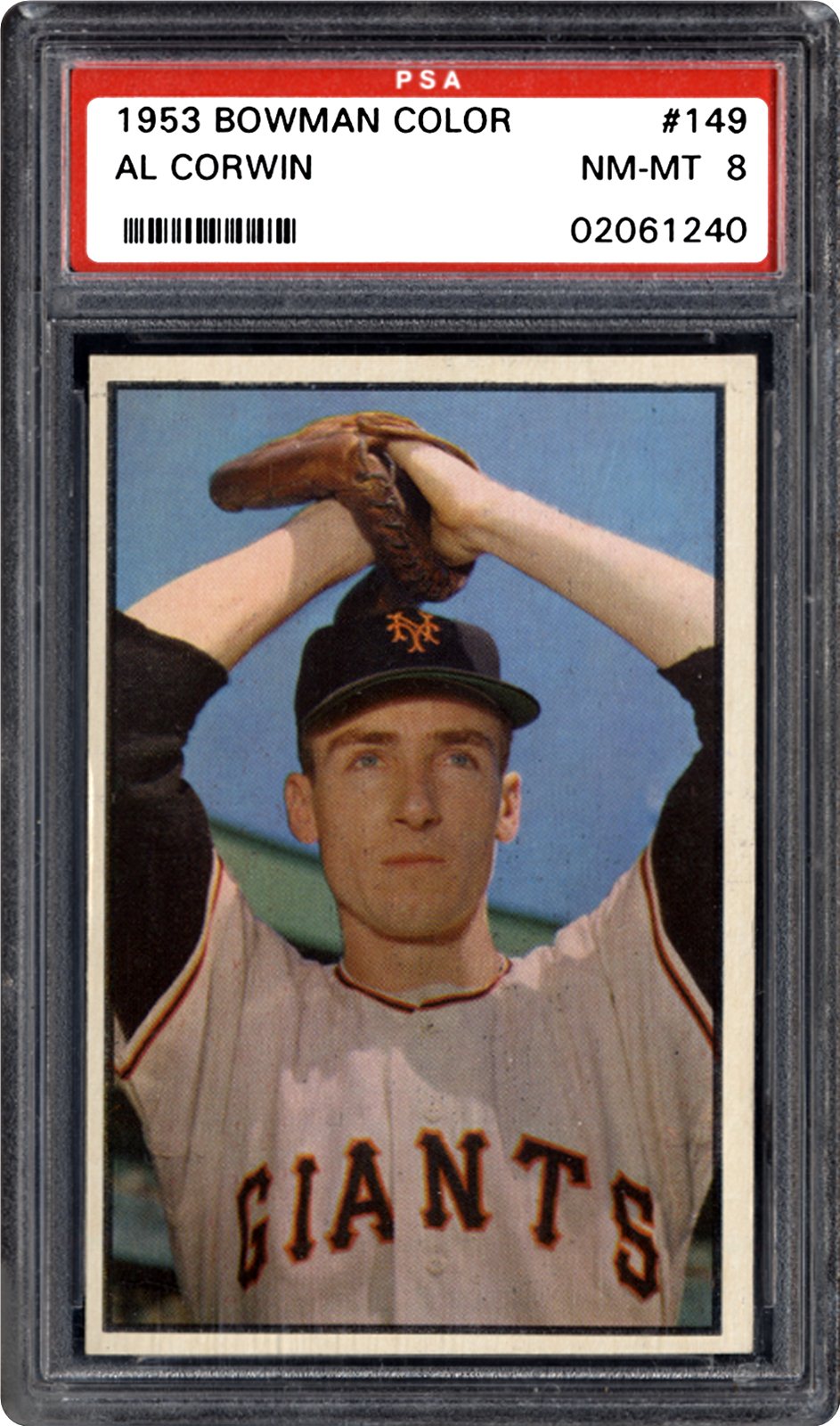 1953 Bowman Color Al Corwin | PSA CardFacts™