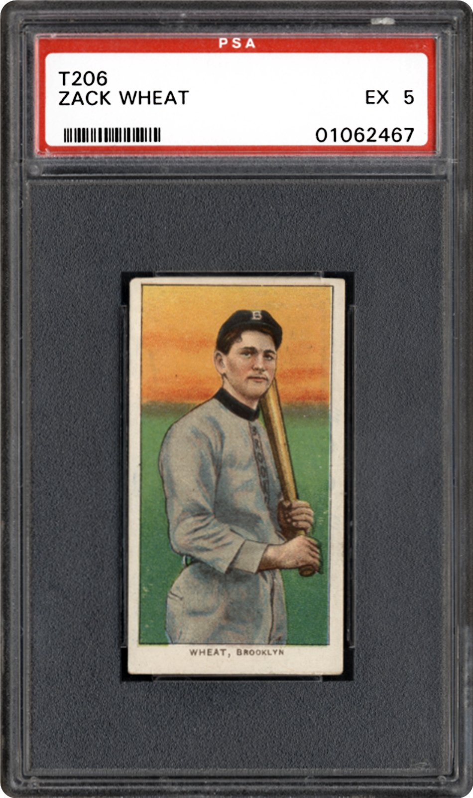 1909-1911 T206 White Border Zack Wheat | PSA CardFacts™