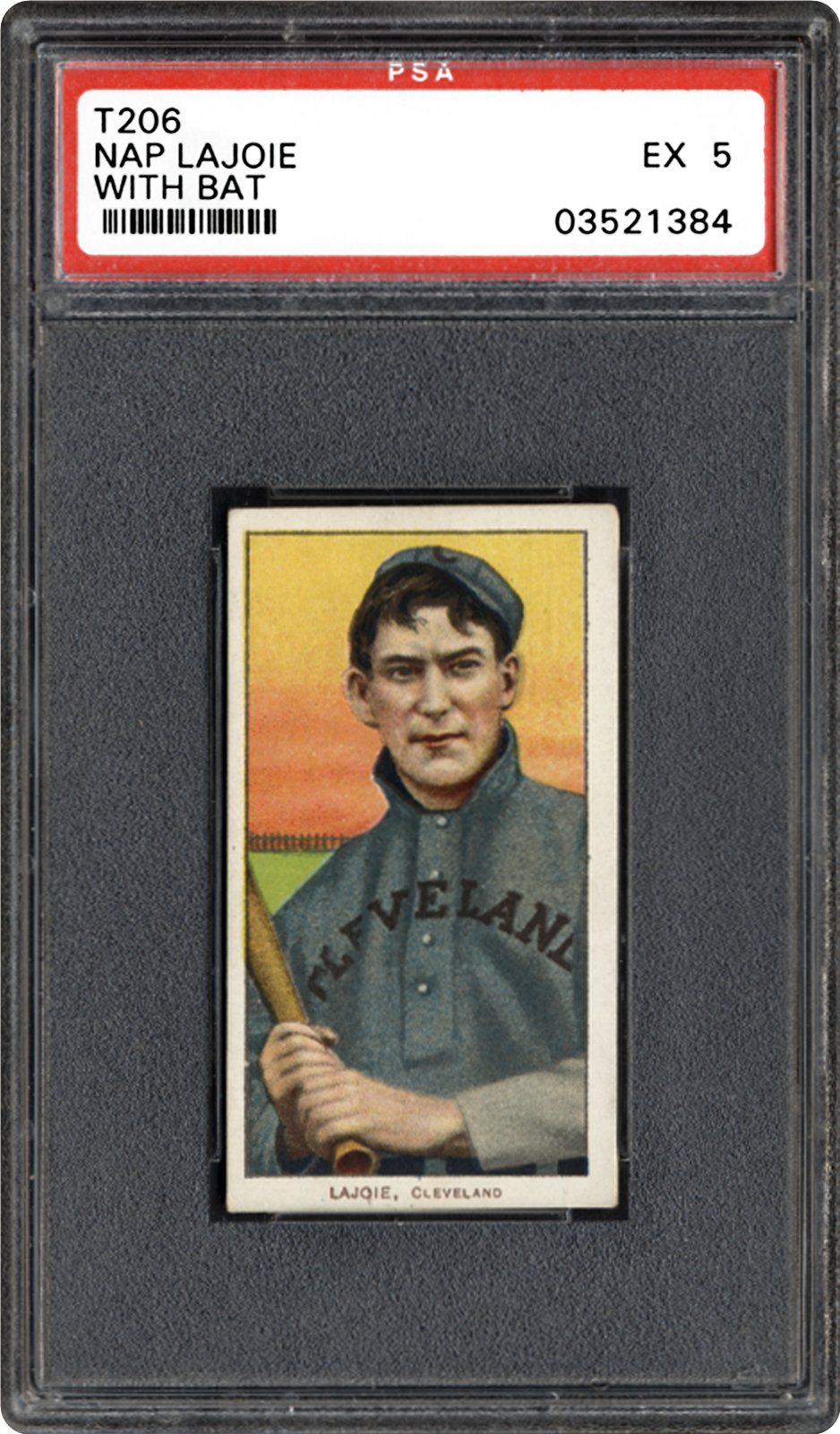 1909-1911 T206 White Border Nap Lajoie (With Bat) | PSA CardFacts™