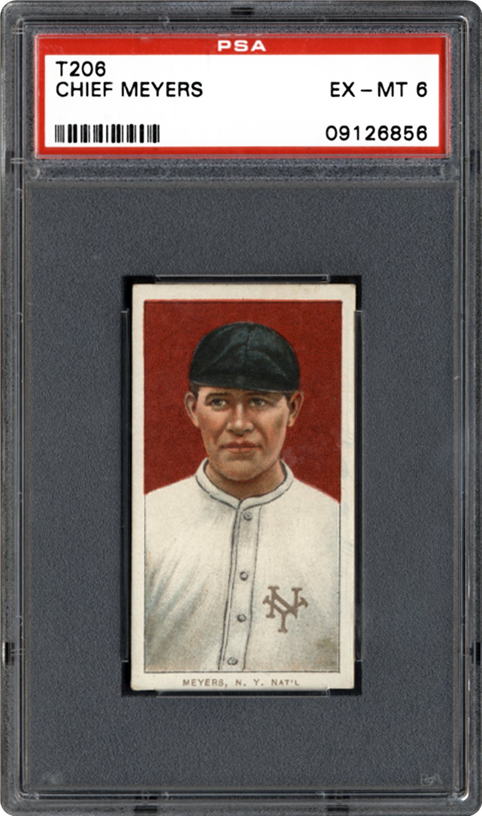 1909-1911 T206 White Border Chief Meyers | PSA CardFacts™