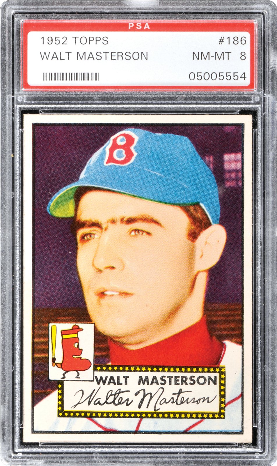 1952 Topps Walt Masterson | PSA CardFacts™