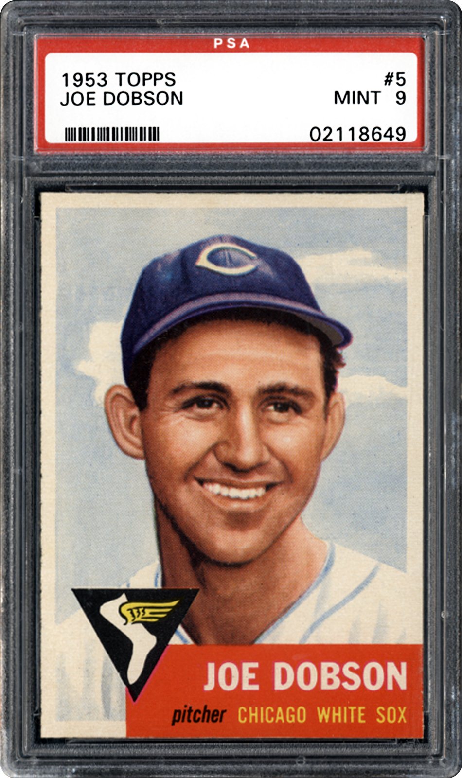 1953 Topps Joe Dobson | PSA CardFacts™