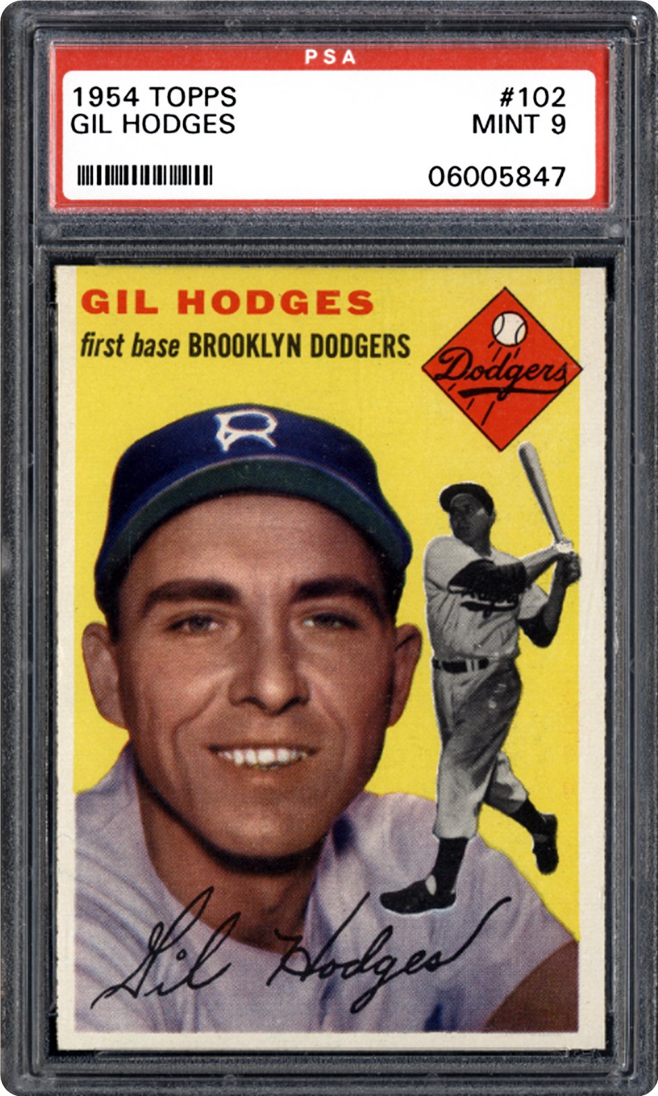 1954 Topps Gil Hodges | PSA CardFacts™