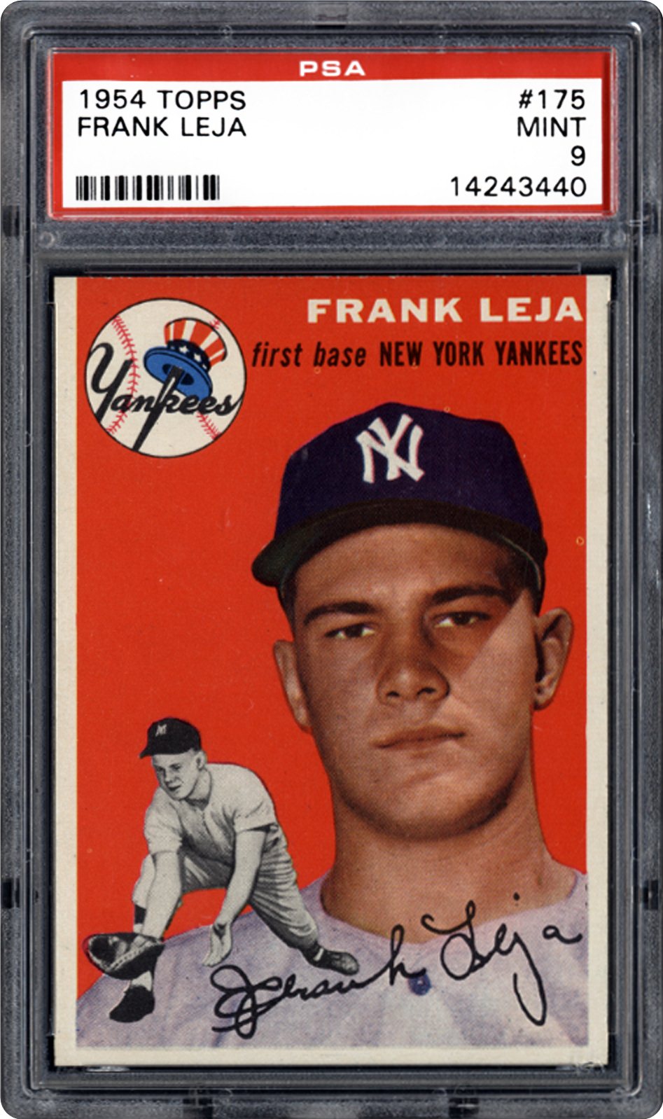 1954 Topps Frank Leja | PSA CardFacts™