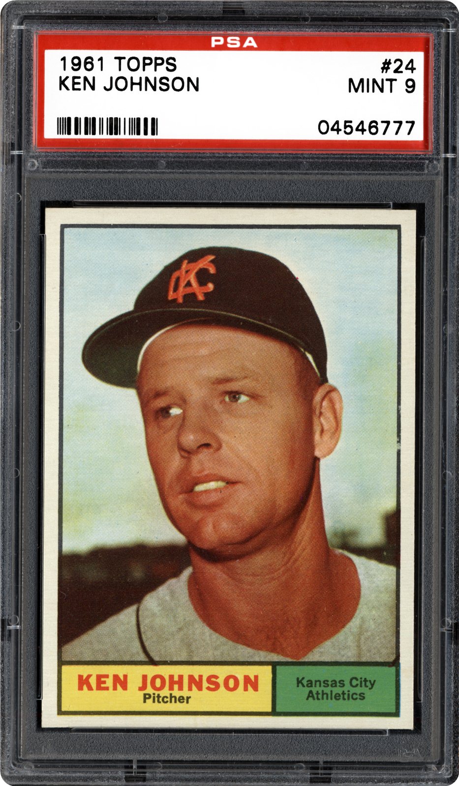 1961 Topps Ken Johnson | PSA CardFacts™