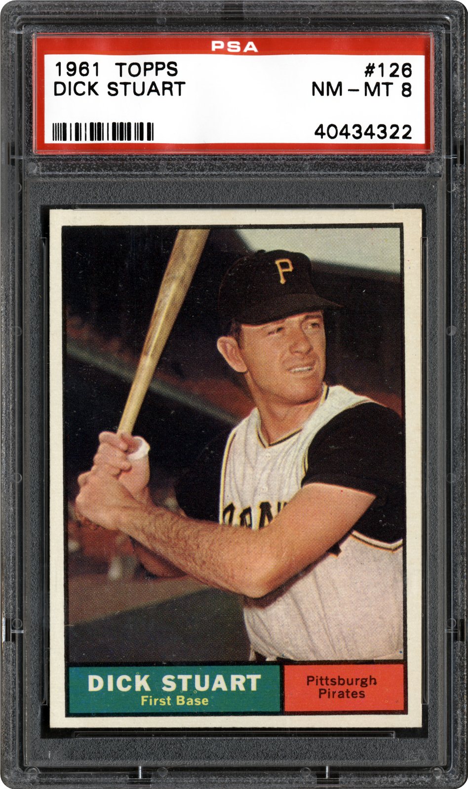 1961 Topps Dick Stuart | PSA CardFacts™