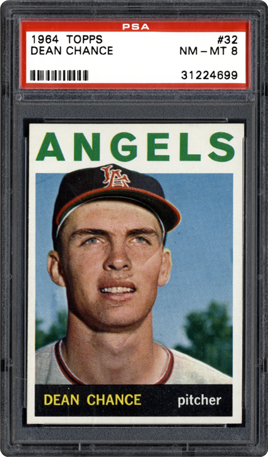 1964 Topps Dean Chance | PSA CardFacts™
