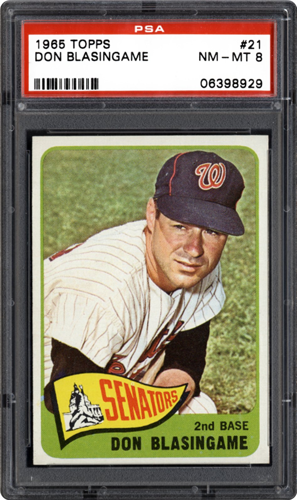 1965 Topps Don Blasingame | PSA CardFacts™