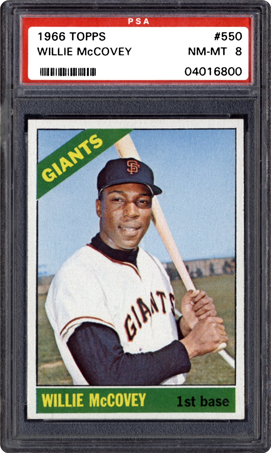 1966 Topps Willie McCovey | PSA CardFacts™