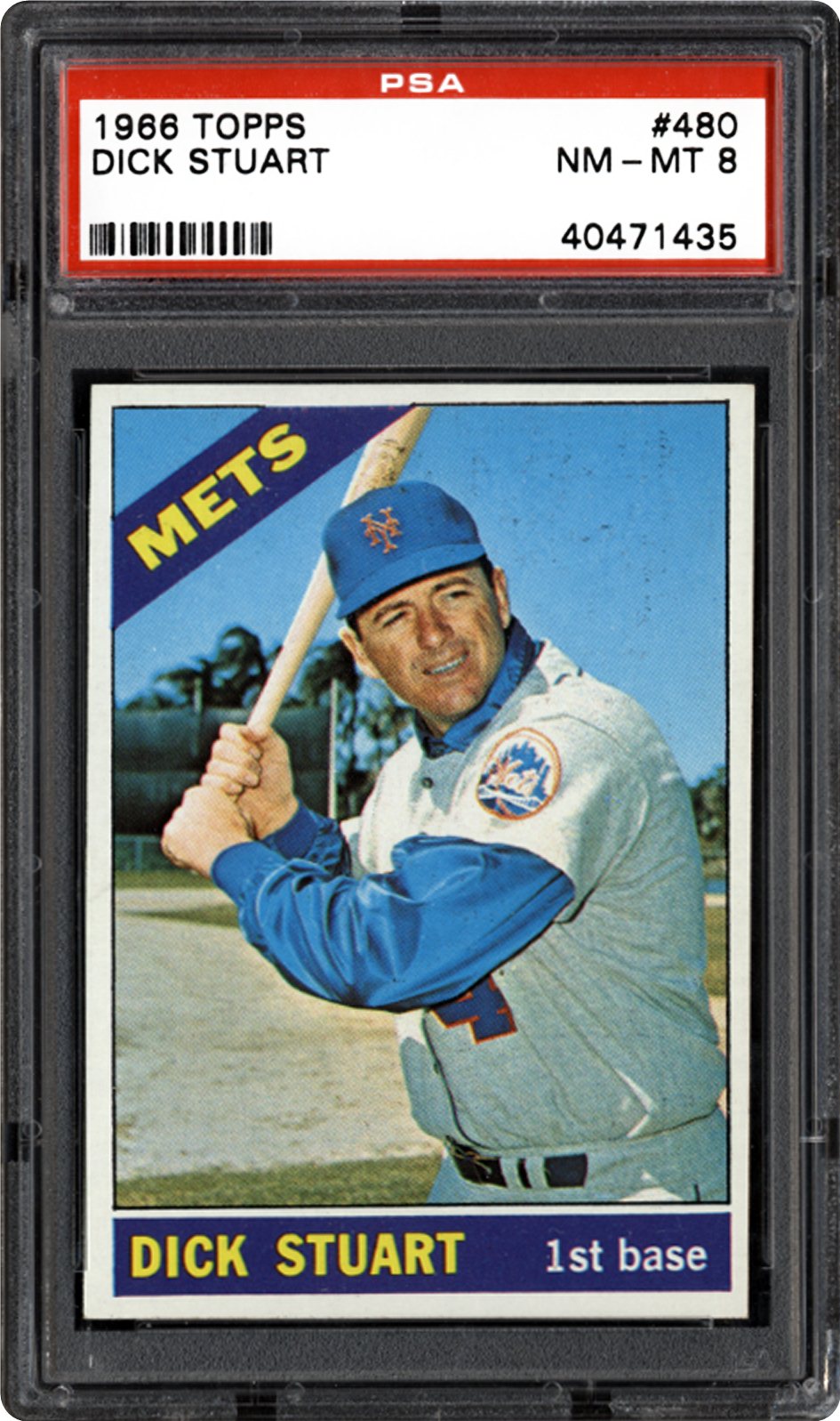 1966 Topps Dick Stuart | PSA CardFacts™