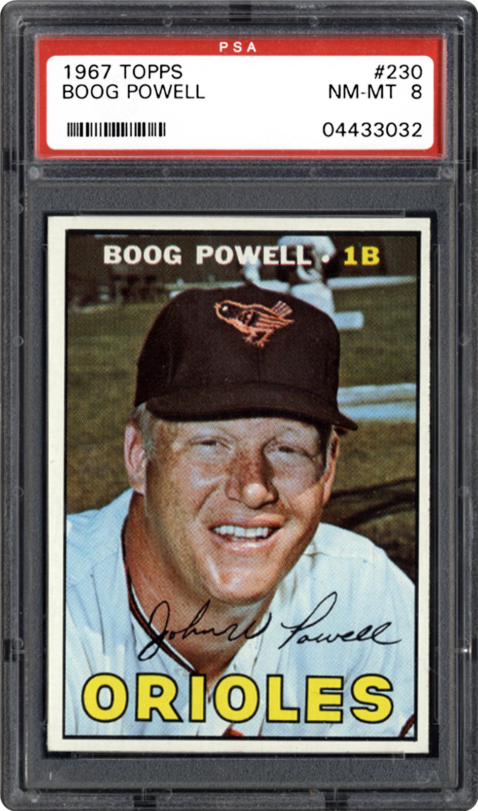 1967 Topps Boog Powell | PSA CardFacts™