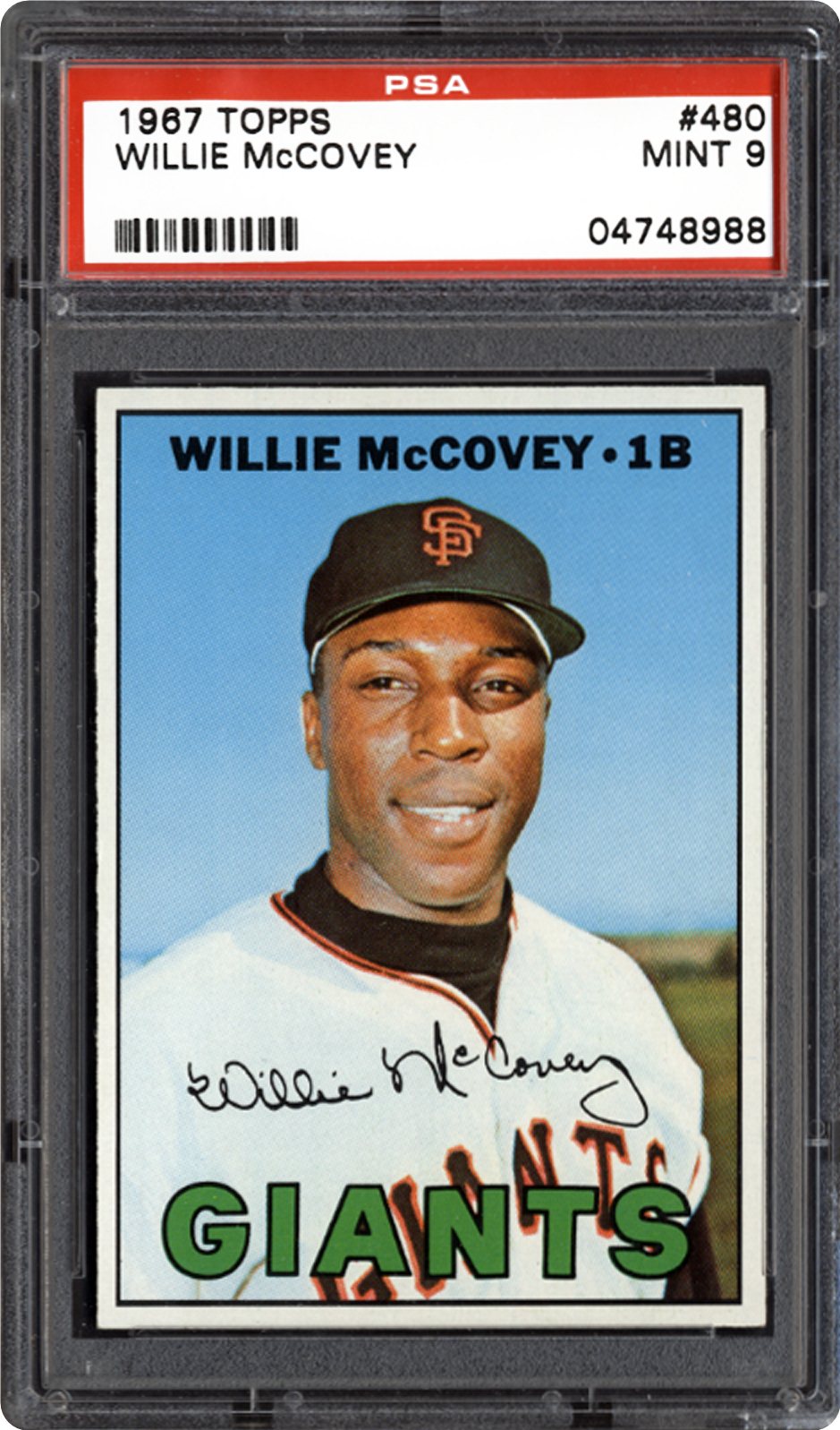 1967 Topps Willie McCovey | PSA CardFacts™