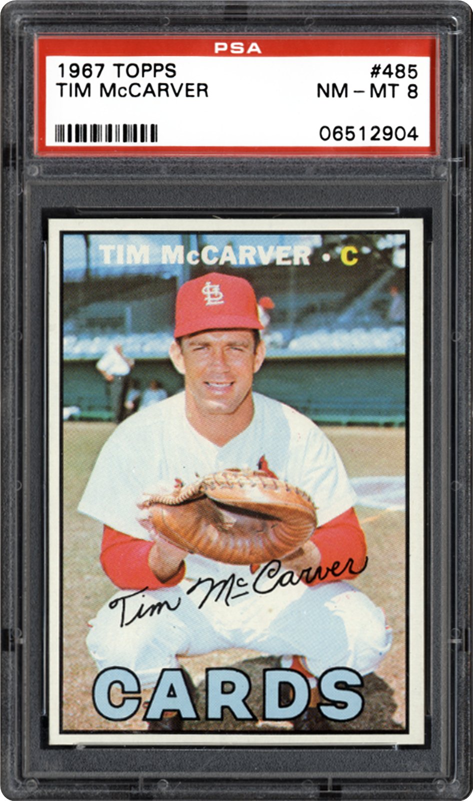 1967 Topps Tim McCarver | PSA CardFacts™