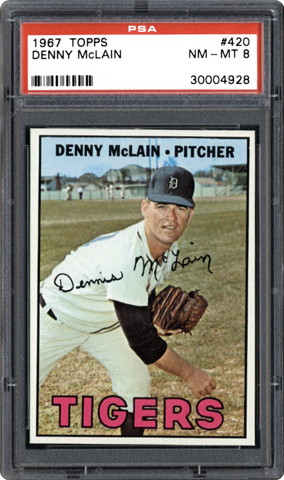 1967 Topps Denny McLain | PSA CardFacts™