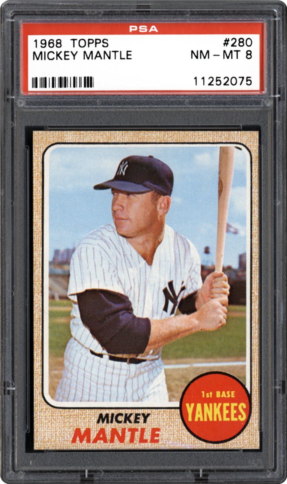 1968 Topps Mickey Mantle | PSA CardFacts™