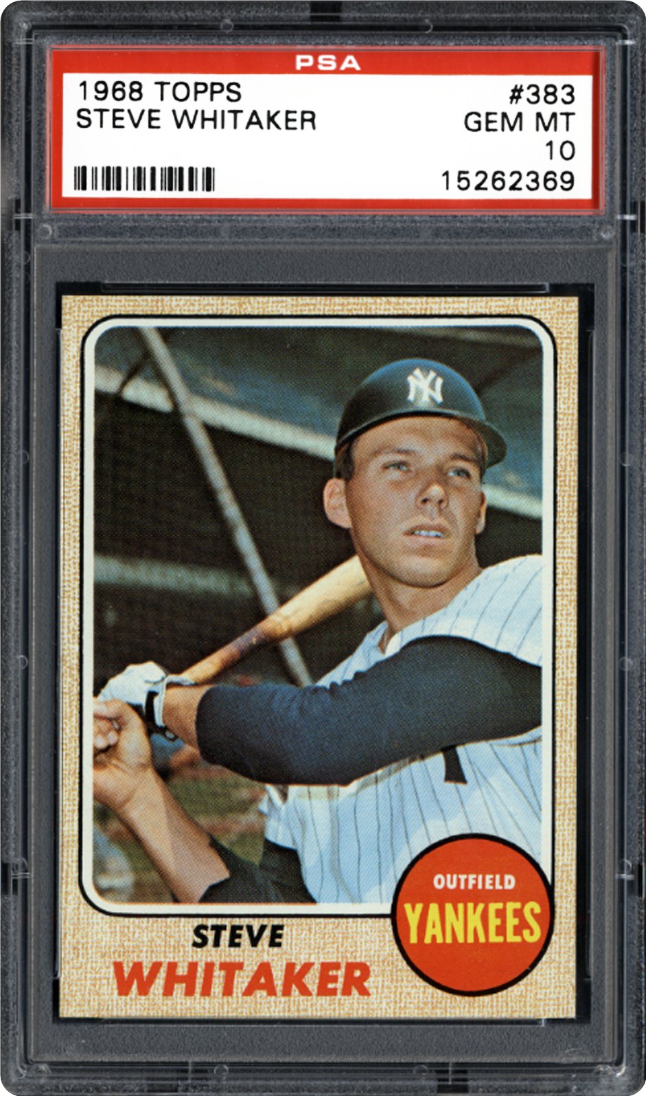 1968 Topps Steve Whitaker | PSA CardFacts™