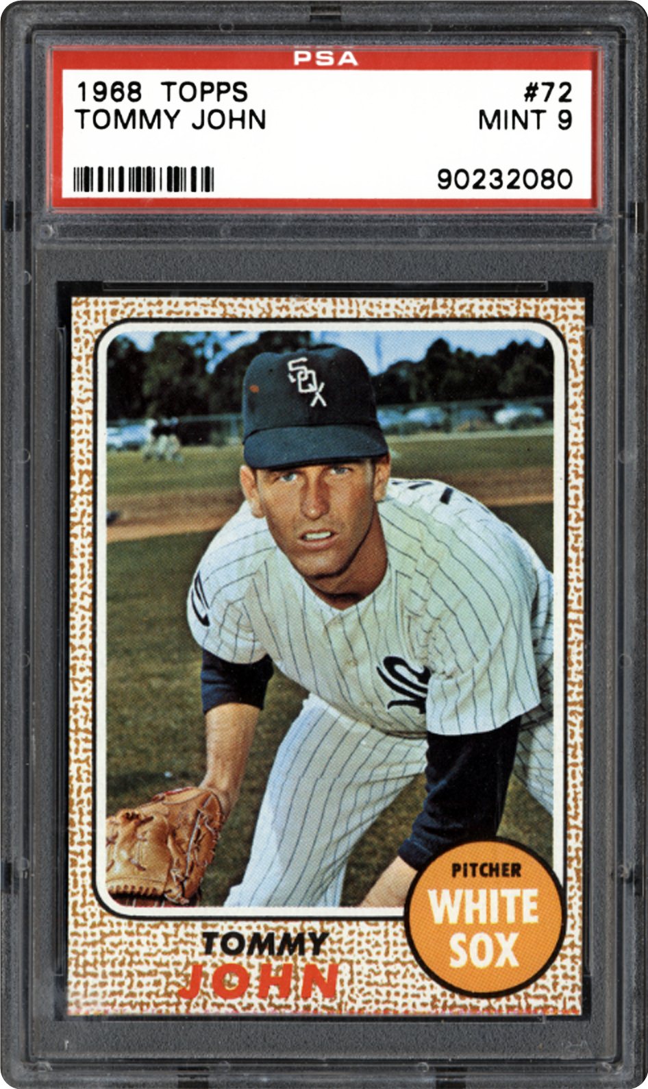 1968 Topps Tommy John | PSA CardFacts™