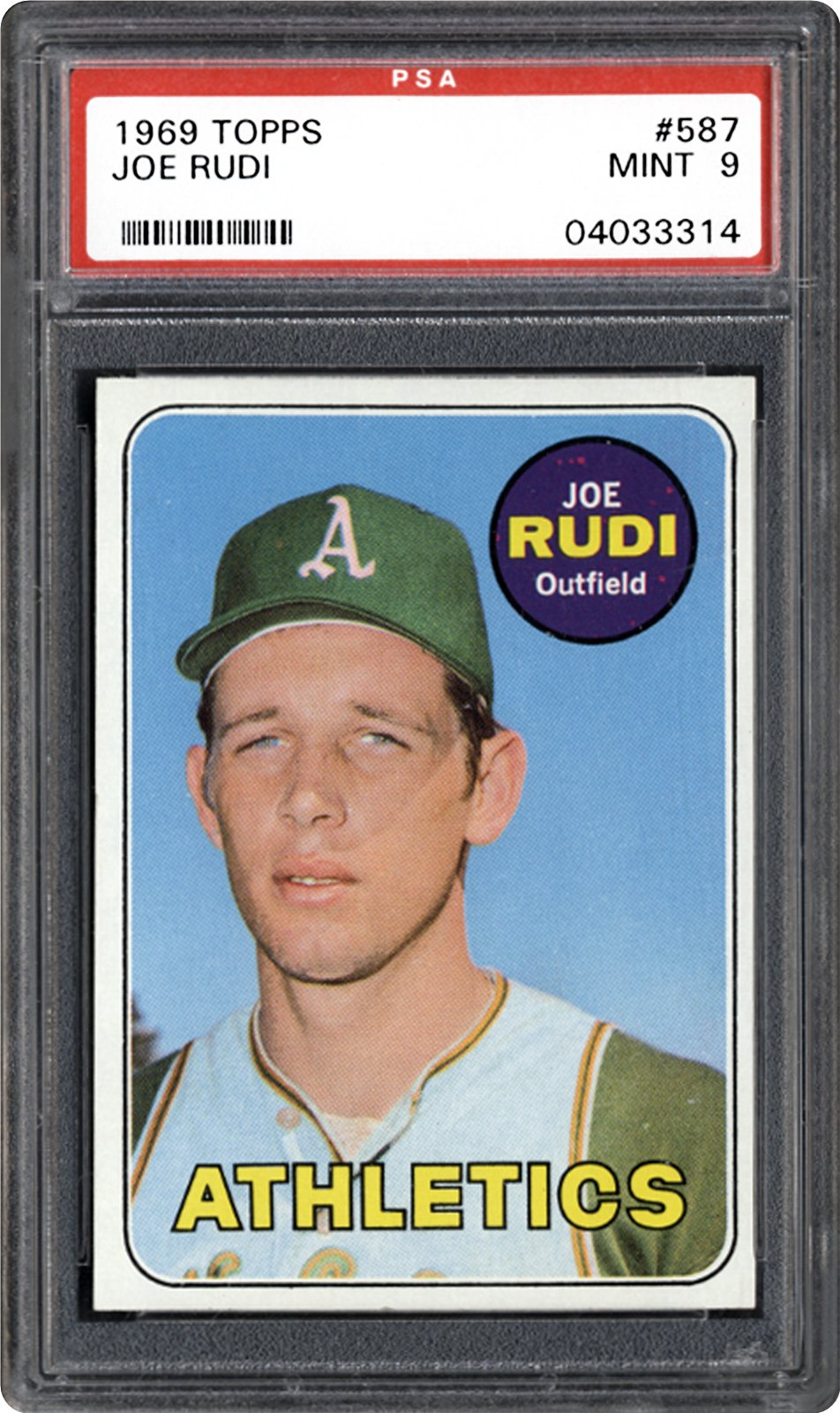 1969 Topps Joe Rudi | PSA CardFacts™