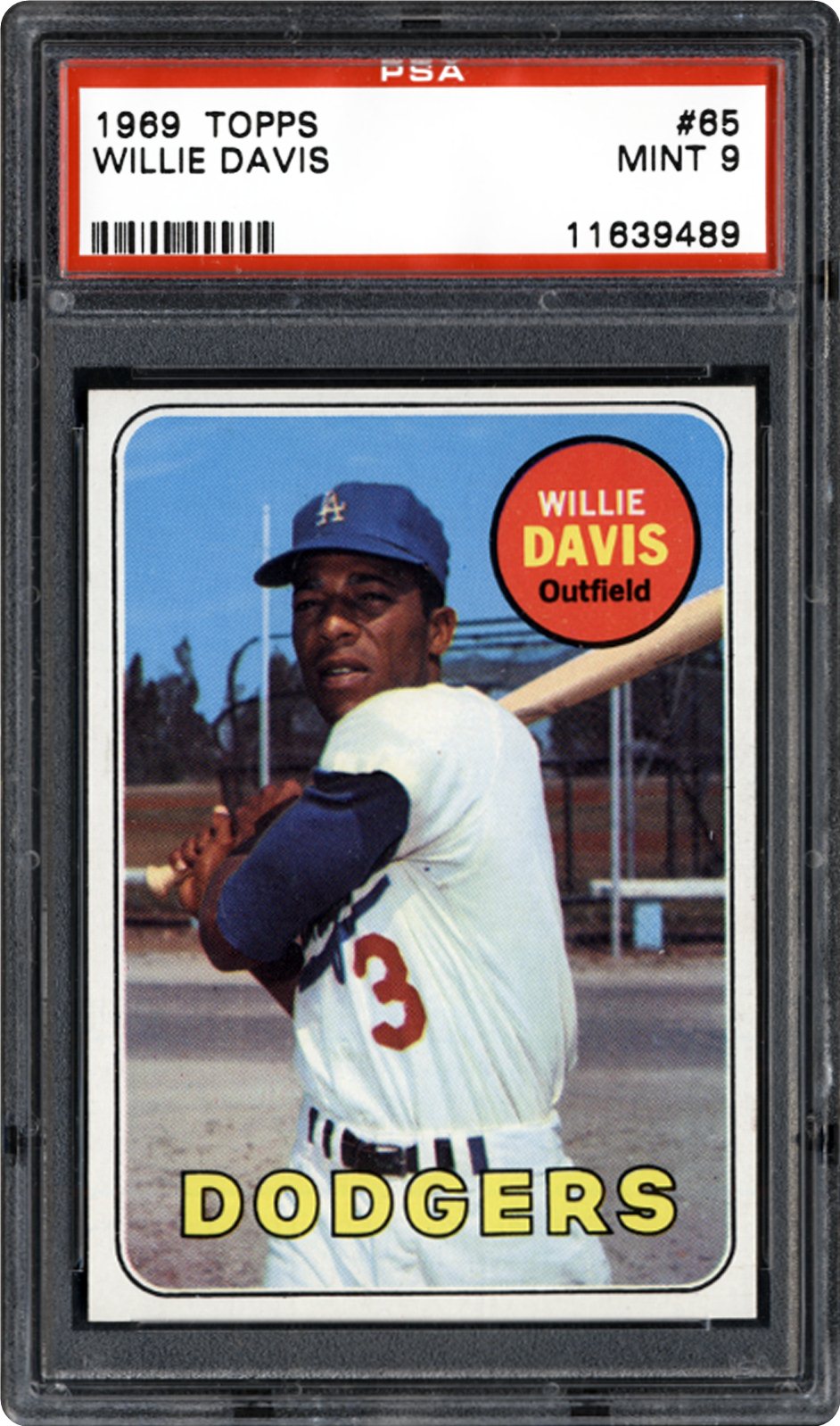 1969 Topps Willie Davis | PSA CardFacts™