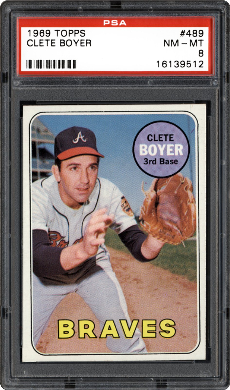 1969 Topps Clete Boyer | PSA CardFacts™