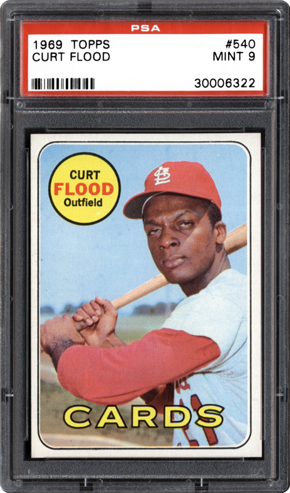 1969 Topps Curt Flood | PSA CardFacts™