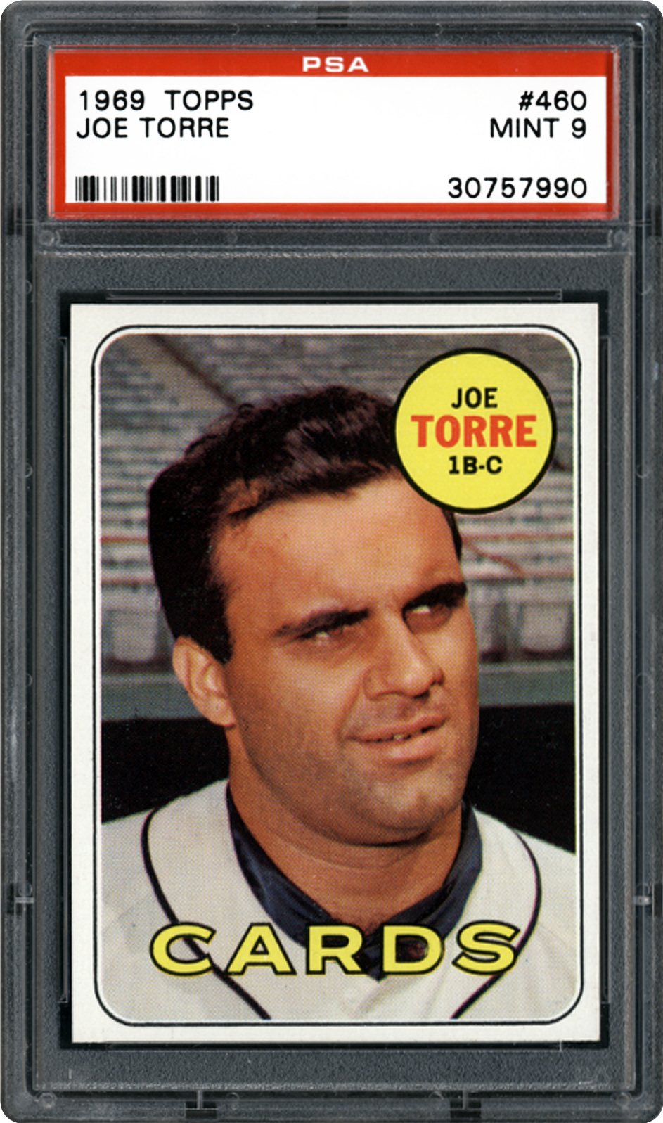 1969 Topps Joe Torre | PSA CardFacts™