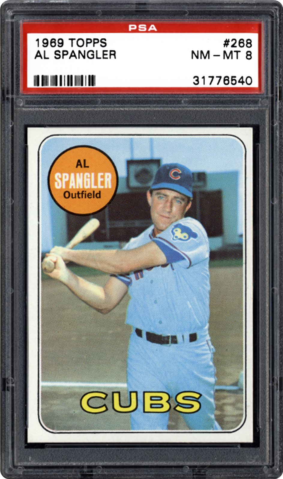 1969 Topps Al Spangler | PSA CardFacts™