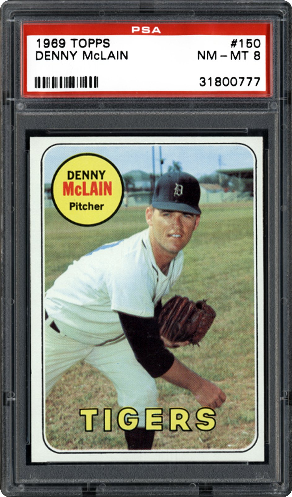 1969 Topps Denny McLain | PSA CardFacts™